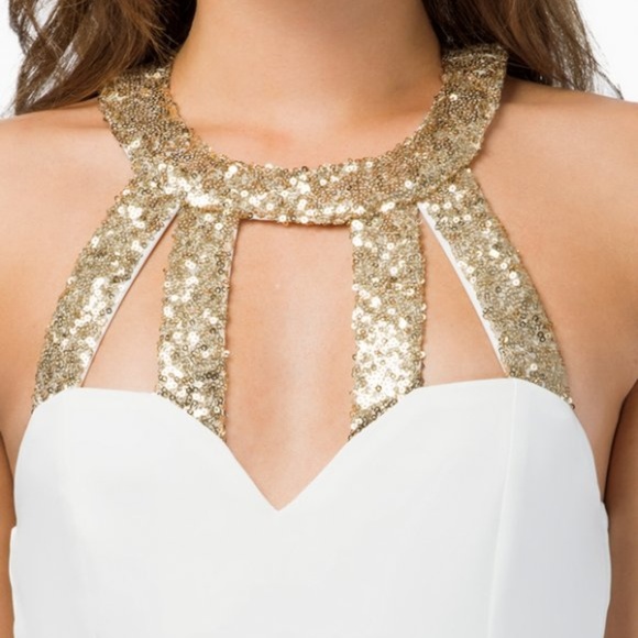 Tobi × Free Flight Dress Ivory & Gold - Picture 6 of 6